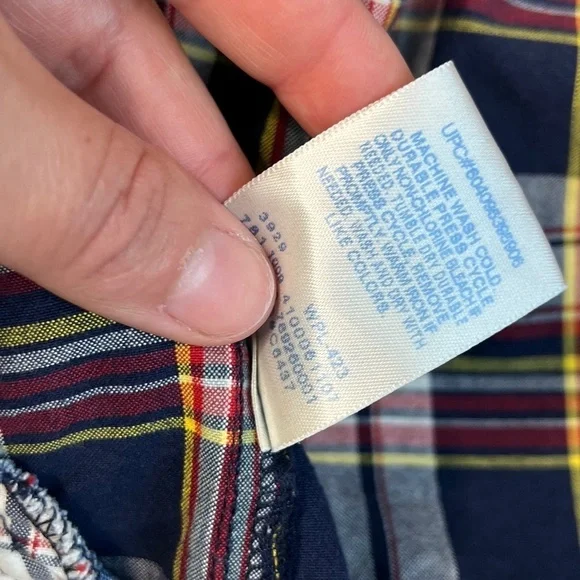 Levi’s Girls Plaid Hooded Zip Up Jacket Size Large - Picture 5 of 12